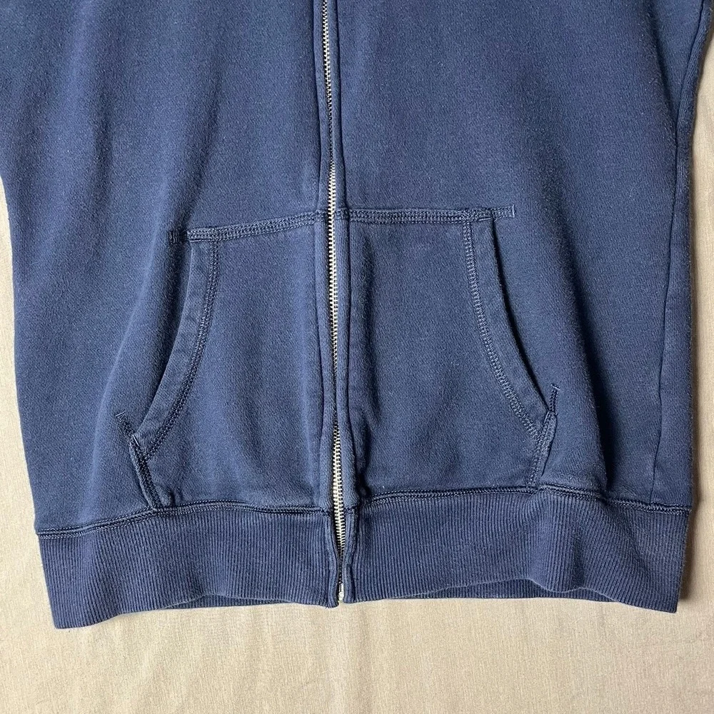 West Virginia Nike Hoodie Women Large Navy Full Zip NCAA Football EUC